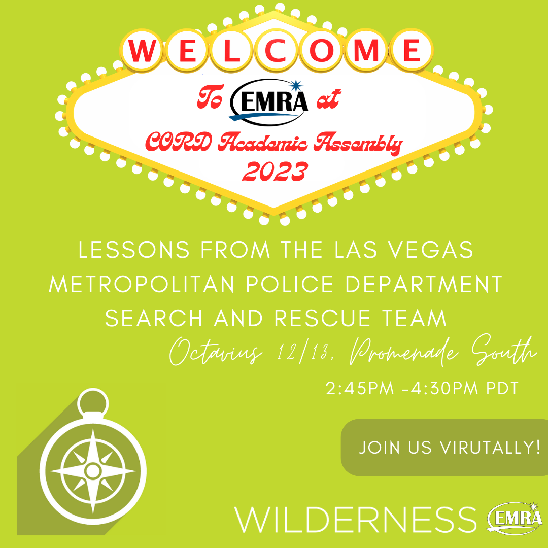 Lessons from the Las Vegas Metropolitan Police Department Search and Rescue Team
