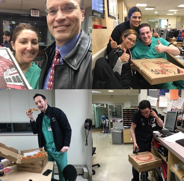 Drexel's EM residents were treated to a catered lunch, pizza deliveries to all 4 EDs from the program directors, and a whole wall of appreciation notes from faculty and staff.