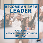 Apply for EMRA's Medical Student Council