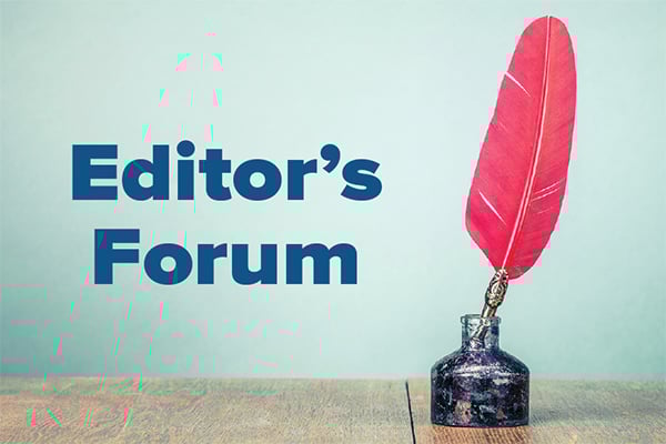 Editor's Forum: “Speaker, we have an election.”