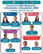 Careers in EM: Research, Informatics, Simulation, EMS