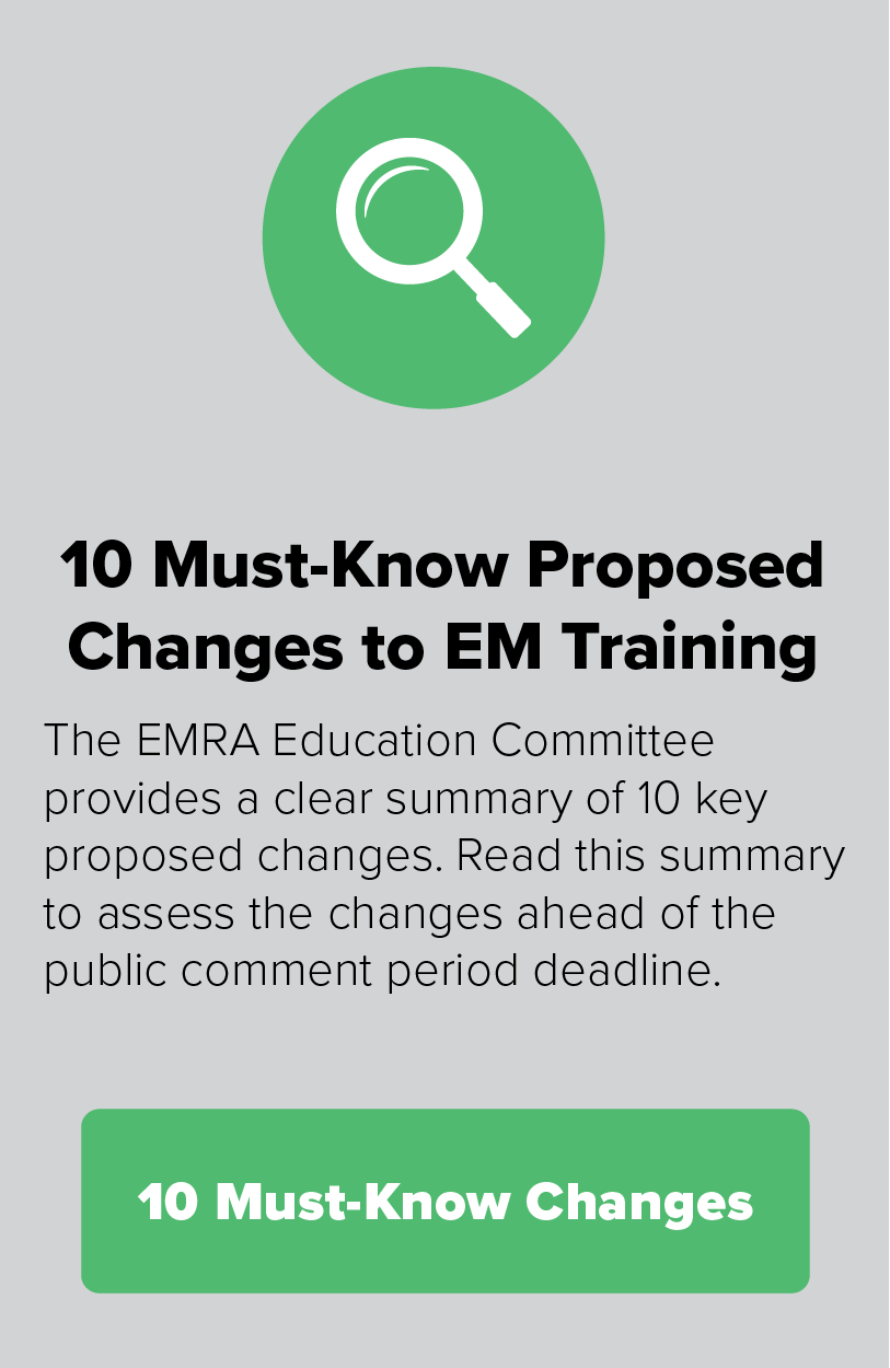 EMRA 10 Proposed Changes ACGME