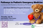 Pathways to Pediatric Emergency Medicine: Combined EM-Pediatrics Residency Program Director Panel