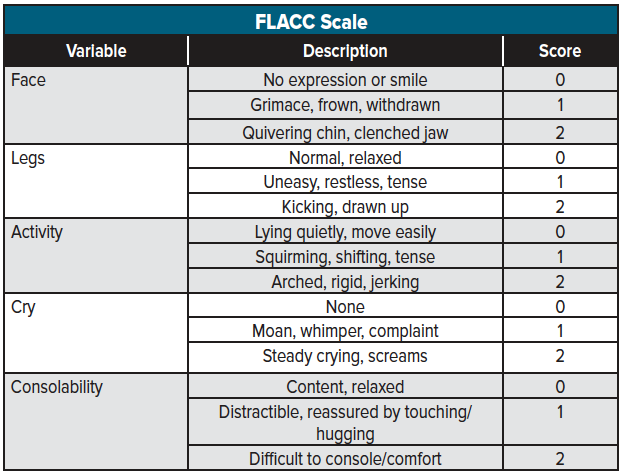 12 - Pediatric Pain - FLACC Scale.png